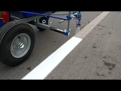 Como faz o sistema hidráulico trabalho na linha máquina da estrada da marcação?