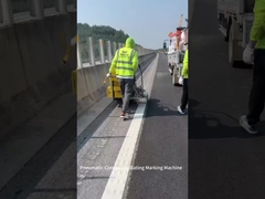 Máquina de marcação pneumática de oscilação convexa